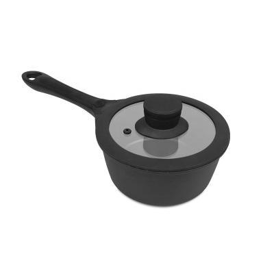 China Wholesale Sustainable Non Stick Sauce Pan With Lid Home Cooking Pots Pan for sale