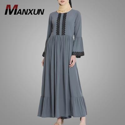 China Middle East Islamic Clothing Ladies Women Arabic Dress Moroccan Dress Hotsale Elegant Islamic Clothing Lady Embroidered Long Sleeve Muslim Women Dress for sale