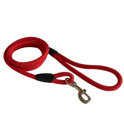 China Custom Hot Selling Comfortable Nylon Rope Dog Traction Braided Rope Dog Lead Elevating Dog Leash for sale