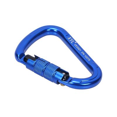 China 2021 New Pear Shaped Aluminum Alloy Climbing Equipment Light Weight Carabiner Climbing With High Quality To Increase Camping for sale