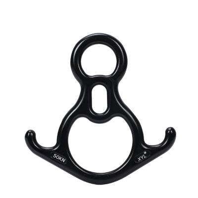 China Hot Selling Climbing/Descent/Rappelling Low Price Outdoor Camping Climbing Equipment Rope Figure Eight Shaped With Lock Off Ears for sale