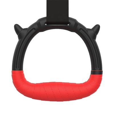 China Exercise Muscle Kids Gymnastic Ring Kids Plastic Gymnastic Rings ABS Gym Ring Workout Strength Training Children Rings Fitness for sale