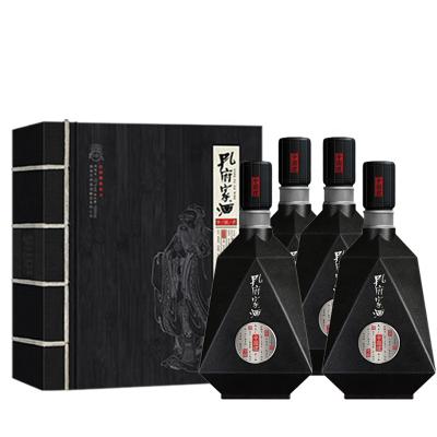 China Chinese introduce 52% traditional liquor Baijiu from Kaoliang Chiew glass bottle 1000ml/bottle for sale