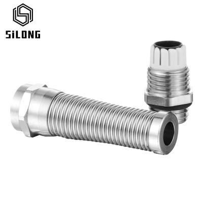 China Brass Waterproof Metal Cable Glands Anti Spiral Bending Cable Gland for sale