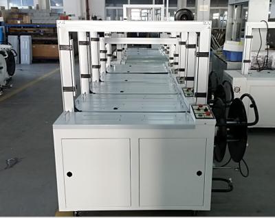 China CLOTHING Good Prices Automatic Strapping Machine / Carton Strapping Machine Work With Sealing Machine for sale