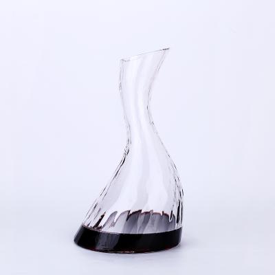 China Hand Stocked AI Newcomers 100% Lead Free Crystal Wine Decanter Blown For Hotel Wedding for sale