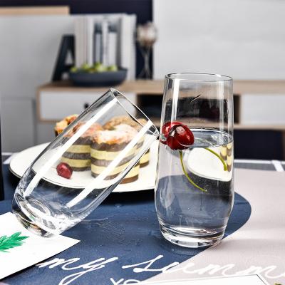 China Free Sample Factory Wholesale New Classic/Postmodern Crystal Glass Highball Glass Water Tumbler Juice Cocktails for sale