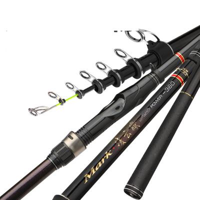 China Carbon Jetshark 2.7m/3.0m/3.6m/3.9m/4.5m 4-7 Sections Carbon Strong Long Shot Sea Telescopic Fishing Rod for sale