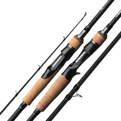 China Carbon Jetshark 1.68m 1.8m 2.1m 2.4m 2.7m 2/3 Sections Casting Spinning Rod Lure 3-40g Lure Weight Travel Fishing Rod for sale