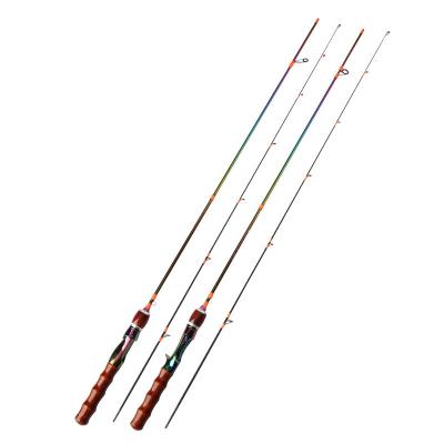 China Carbon Jetshark Carbon Ultra Light Wood Handle Fishing Rod 1.68m 1.8m 1.98m Spinning Casting Fishing Rod for sale