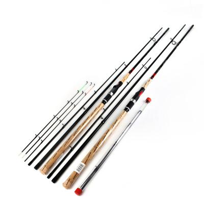 China Carbon Jetshark High Carbon Fiber 4 Sections Carp Fishing Rod 3.6m 3.9m High Strength Nylon Nps Real Seat Carp Fishing Rod for sale