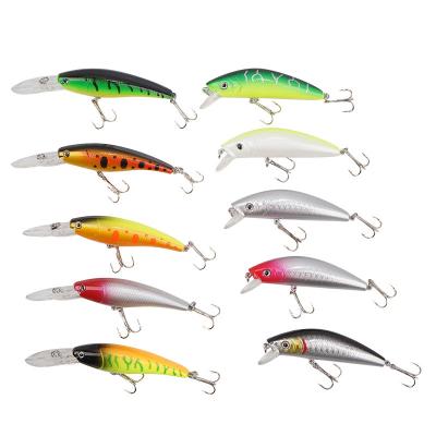 China ABS Jetshark 5 Colors 7/7.5g 7/9cm Artificial Bass Hard Baits Plastic Bait Sinking Minnow Fishing Lures for sale