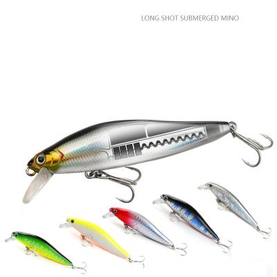 China ABS Jetshark 6 Colors 5.5/6.5/8.0/10cm Treble Hook Minnow Fishing Lure for sale