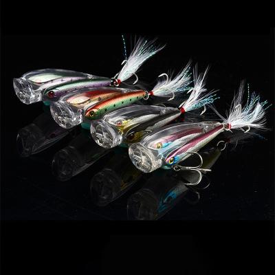 China ABS Jetshark 7.5cm/13G 4 Colors Three Hook Popper Fishing Lure for sale