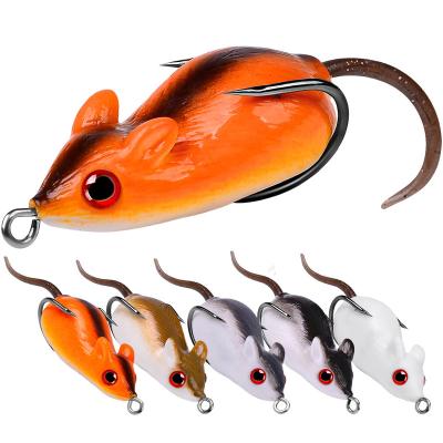 China Plastic Jetshark 5cm 9g 5colors Artificial Mouse Bait Bass Fishing Multi-Jointed Bonic Hard Fishing Lure for sale