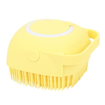 China EXFOLIATE New Baby Massager Silicone Shampoo Scalp Brush Head Hair Washing Brush for sale