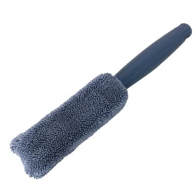 China Detail Cleaning New Design Auto Care Cleaning Microfiber Long Handle Car Tire Brush for sale