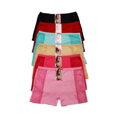 China Hot selling style polyester/spandex lace stitching sexy underwear ladies underwear ladies boxer briefs for sale