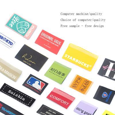 China Viable custom design high quality branded clothing apparel printing labels for garments. for sale