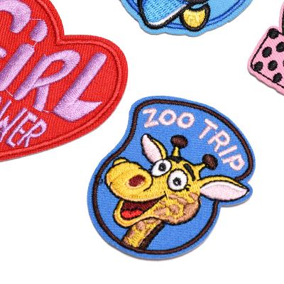 China high quality 3D Logo Face Chinelle Embroidery 3d Embroidered Patches Bright Custom Woven Patches for sale