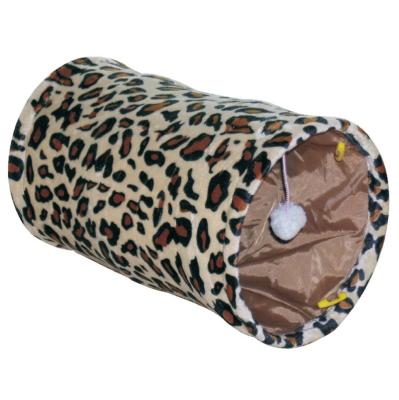 China Dogs& Wrinkled Cats Leopard Print Cat Fun Long Tunnel Kitten Toys for sale