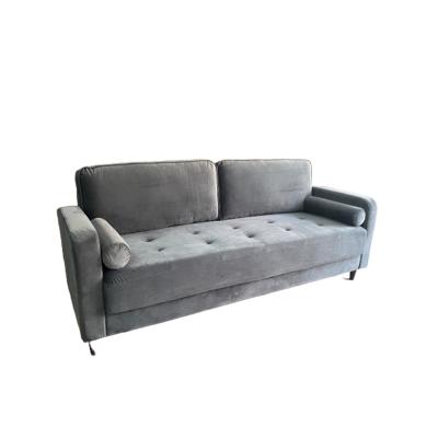 China Small Modular Cheap Luxury Soft Tufted Fabric Modular Set Rectangular SOFA BED for sale