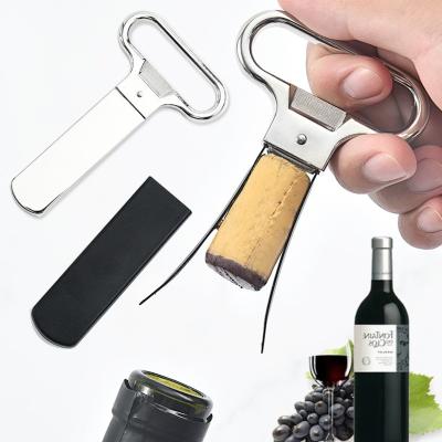 China Cheap Portable Wine Opener Old Metal Corkscrew Wine Bottle Opener for sale