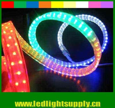 China PVC led flat rope 4 wires waterproof xmas home decoration led rope light for sale