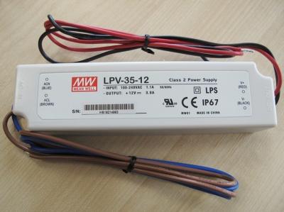 China Meanwell 35w 12v low voltage power supply for sale