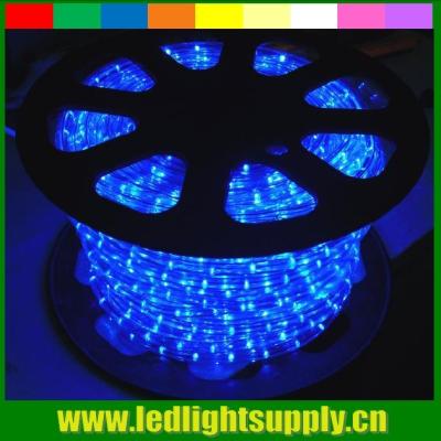 China blue waterproof led strip lights 2 wire led christmas rope light for sale