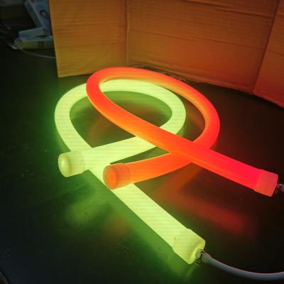 China 24V 25mm 360 Degree Round Led Neo Neon Strip tiras de neon Led Neo Neon light Strip luces led de neon rollos for sale