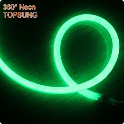 China 220V mini 16mm 360 graus LED luz de néon SMD2835 verde à venda