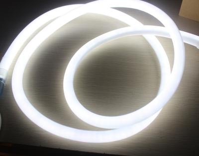 China 360 graden rond geleid neon flex 16mm mini touw licht 12V witte kleur neonflex touw strip Te koop