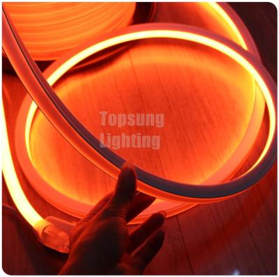 China Orange LED Neon Flex DC 12V 16*16mm quadratisch flache Neonseilleuchte IP68 Außenbeleuchtung zu verkaufen