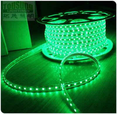 China Neue Ankunft 220V AC LED-Band flexibles Led-Band 5050 smd grün 60LED/m Band zu verkaufen