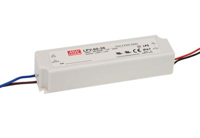 China Meanwell 60w 12v LED Light Power Supplies Low Voltage LPV-60-12 for sale