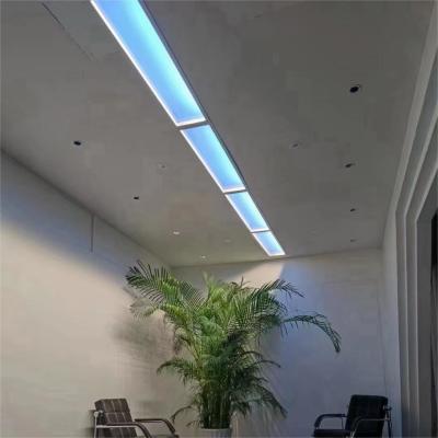 China 1200x300mm artificial sky ceiling light tuya CCT adjustable blue sky panel lightings fixture for sale