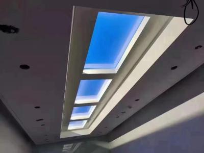 Cina 1200*600mm grande Luci artificiali blu per il soffitto Luci solare lampadine a pannello di cielo luci di cielo tetto in vendita