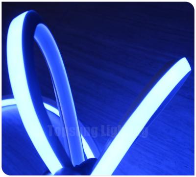 China 12v azul Vista superior plano 16x16mm neonflex cuadrado LED tubo de neón flexible azul SMD cuerda de neón de la tira de la cinta de decoración en venta