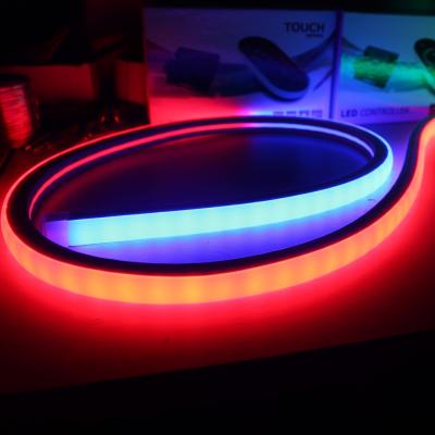 China Top View Quadrat LED Neon Flex Digital RGB Pixel Weihnachtslichter, rgb geführt Neon flex 24v zu verkaufen