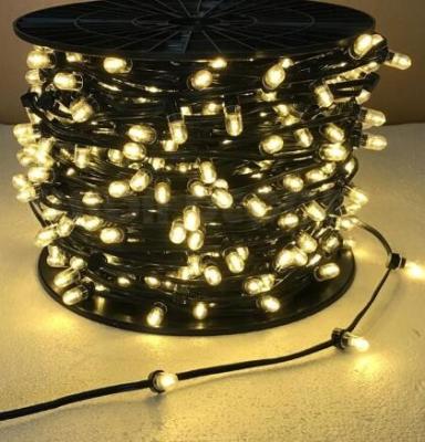 China Wholesale Christmas holiday Waterproof IP65 black string 100m 666 led ultra thin wire string light for sale