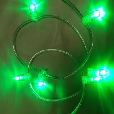 Chine Marque 100m 12v corde de fées 666 LED IP67 pour basse tension lumière verte guirlande de Noël à vendre