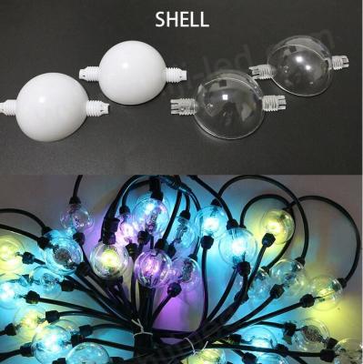 China 3m spoel 6 LEDS DMX 3D geleid bal ws2811 geleid pixel string 50mm globe adresserbare ballen 12v Te koop