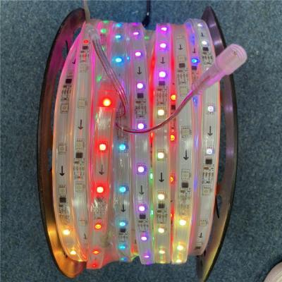 Κίνα 50m τροχιά 24v ψηφιακή RGB LED ταινία ταινία μαγική 5050 smd προγραμματιζόμενες λωρίδες φωτός ws2811 προς πώληση