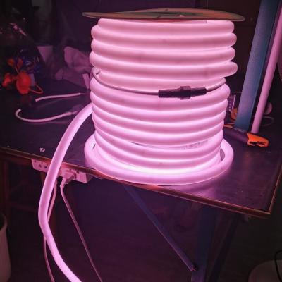 Κίνα 24v κυλίνδρια rgb led φώτα σκοινί 360 dimmable neonflex 20mm διάδρομος rgbw φωτιστικό σωλήνα νεόνιο προς πώληση