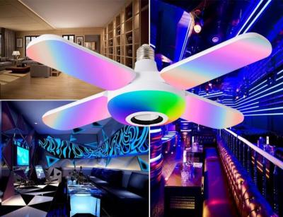 China Projektor Smart Music Lighting RGB Dreiblätterventilator mit Fernbedienung zu verkaufen