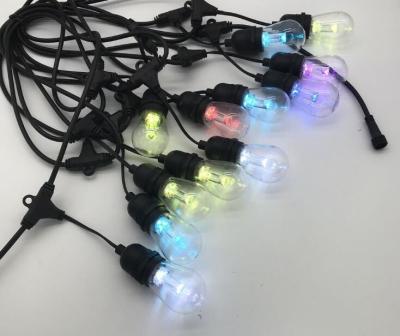 China 220V E27 Steckdose LED Feen Steckdose String Lichter 48 Ft Weihnachten 15 Glühbirnen zu verkaufen