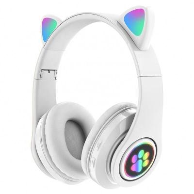 China Headband Gaming Headset With Led Lights B39 Ear Earphone Ture Wireless High Definition Sound handfree for sale