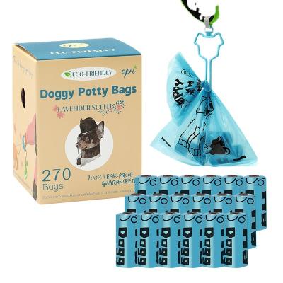 China Stocked Degradable dogs poop bags and go out portable garbage bags include HDPE EPI PE Corn starch PLA Corn starch PBAT for sale