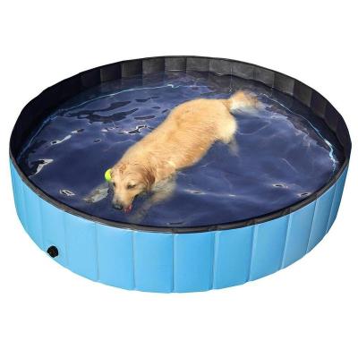 China Summer Hot Selling Pet Swimming Pool Viable Cooling Folding Dog Bathing Tub Folding Dog Pool Cat Pet Swimming Paddling Pool for sale